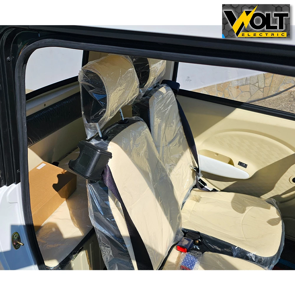 Електрически автомобил bullmax bn603, eec, l6e, 3000w, 72v, 105ah литиева батерия, бял
