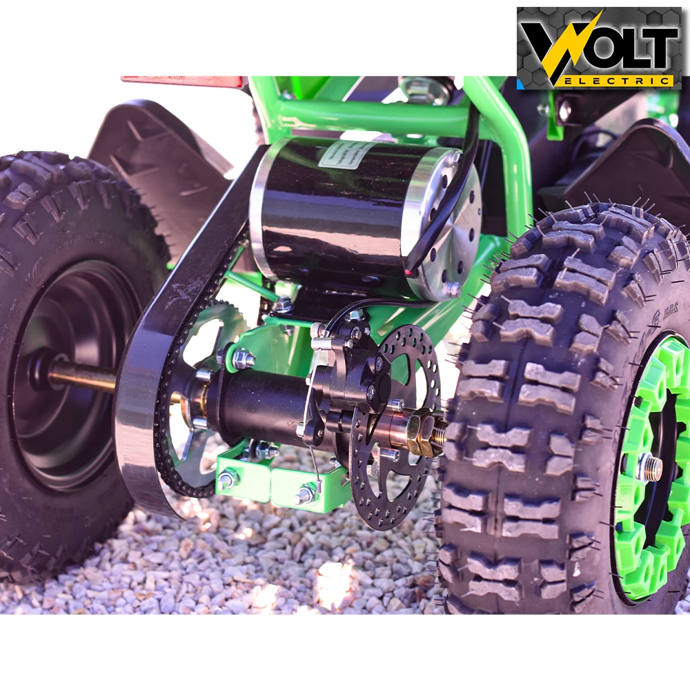 Детско електрическо atv nighthawk 1200w, 36v, blue, с родителски контрол, музика и флаг