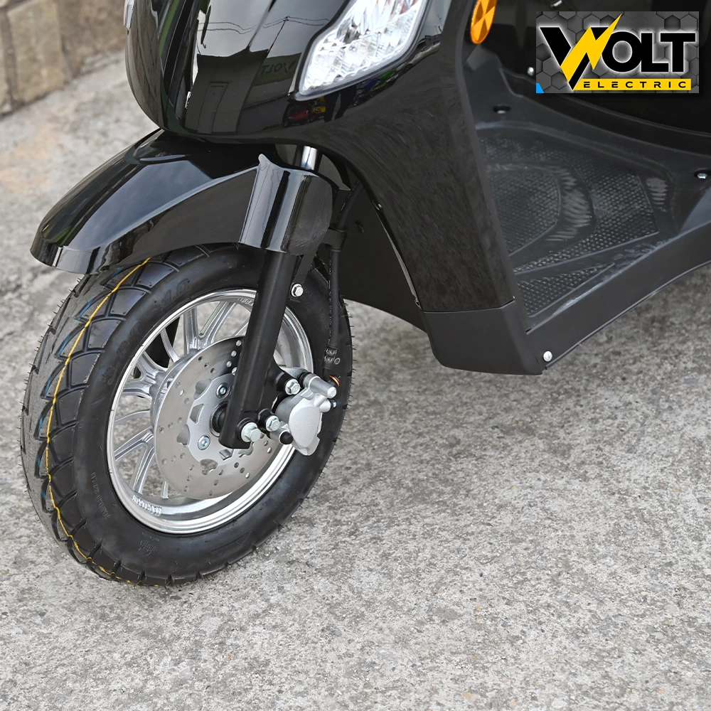 Луксозна електрическа триколка volt electric fm1, black, рекуперация, магнитна спирачка
