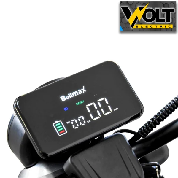 Електрическа триколка bullmax c1, триместна, 1500w, 20ah, сива