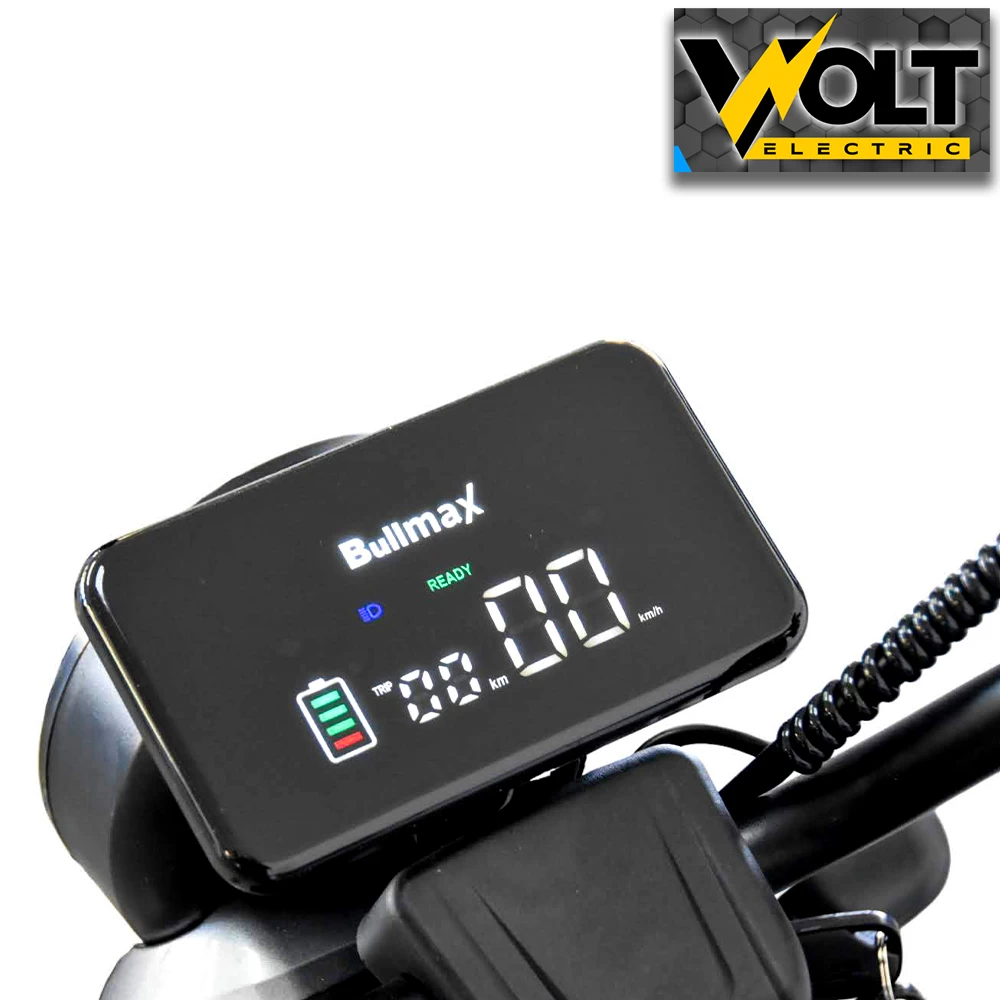 Електрическа триколка bullmax c1, триместна, 1500w, 20ah, сива