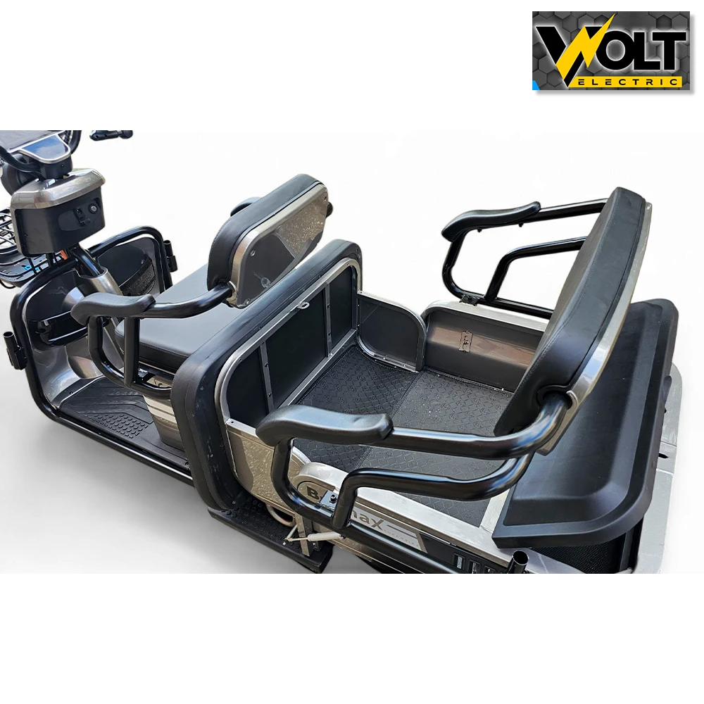 Триместна cargo електрическа триколка bullmax b10 2000w, 60v, 40ah, сива