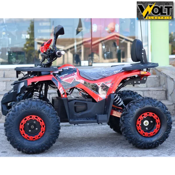 Електрическо atv bullmax wasp 2000w, 60v, 20ah red