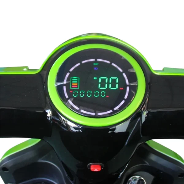 Електрическа триколка max motors fm1, 1500w, искрящо зелено, металик