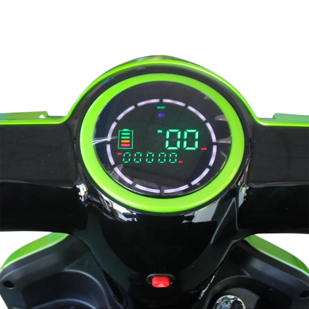 Електрическа триколка max motors fm1, 1500w, искрящо зелено, металик
