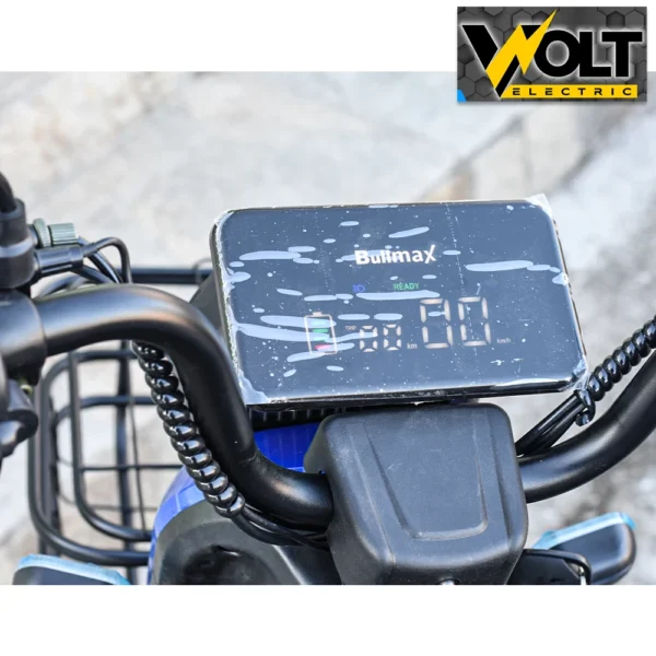 Електрическа триколка bullmax c1 max, големи 10'' гуми, 1500w, електриково зелено, металик