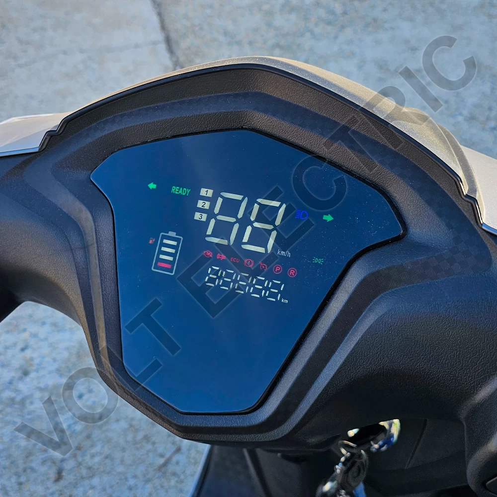 Електрически скутер max motors super g 3000w, 60v, 32ah, 100км пробег, тъмносив графит