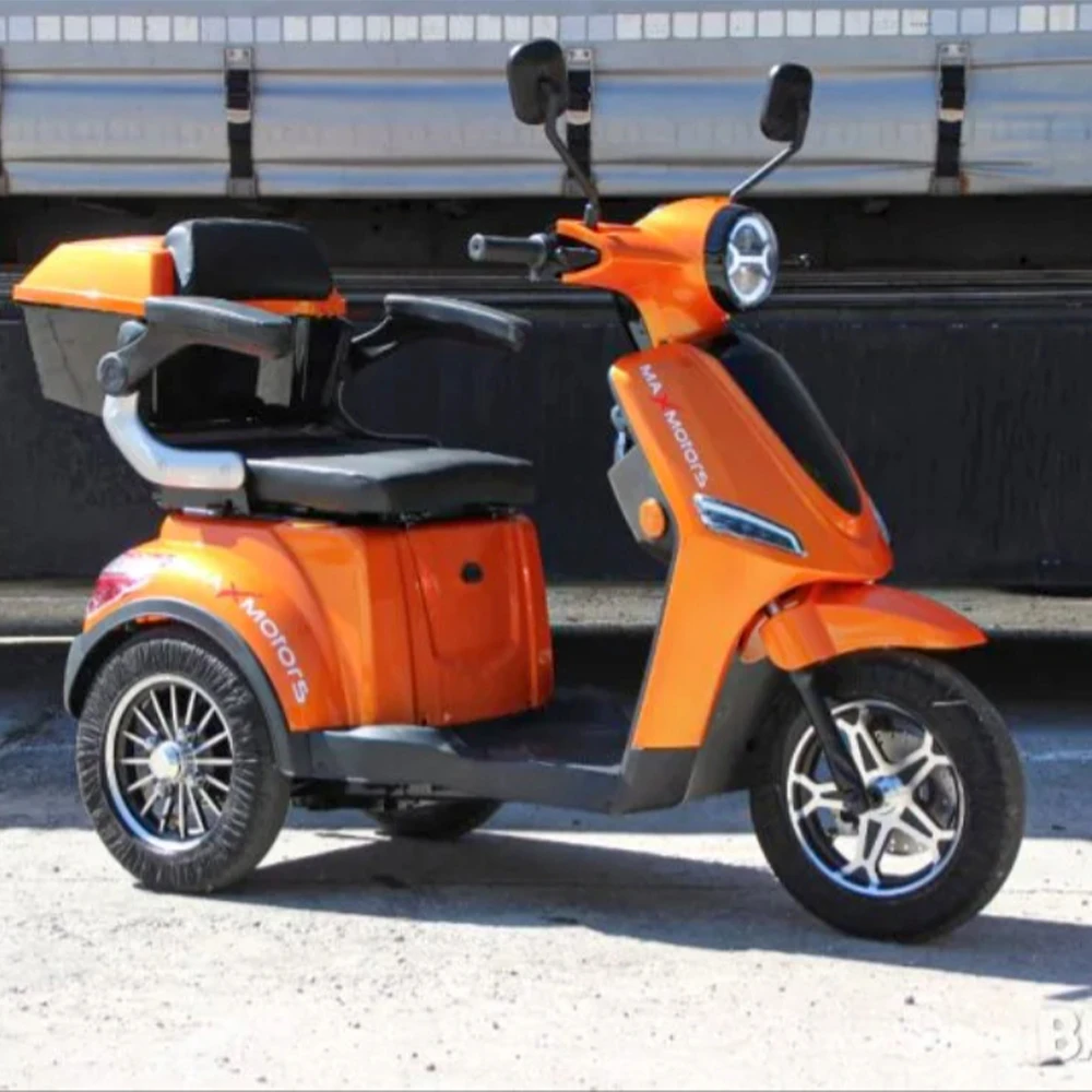 Електрическа триколка max motors fm1, 1500w, оранжева