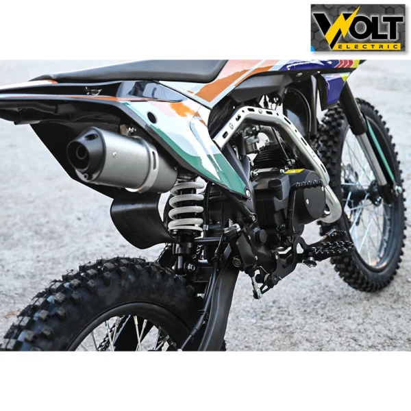 Кросов мотор 125cc, 85км/ч, 7kw, ip54, 19" предни гуми, оранжев