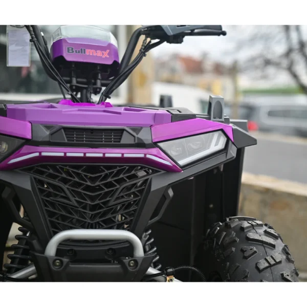 atv 150 кубика, полуавтомат, четиритактово, zigo, лилаво, с теглич