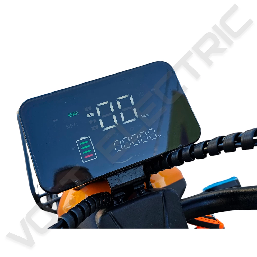 Двуместен електрически скутер педалетка bullmax fly, 20" джанти, 750w, 12ah, orange