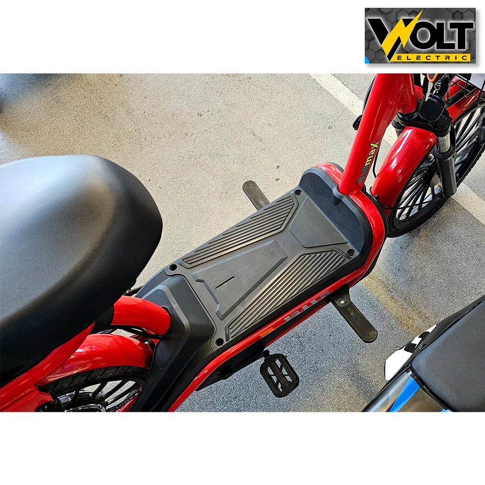 Електрически скутер велосипед с педали 20" джанти, bullmax snake, 750w, 48v, 20ah, red