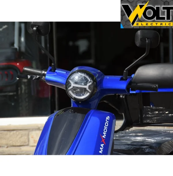 Електрическа четириколка max motors fm4 1500w, 60v, 20ah, blue
