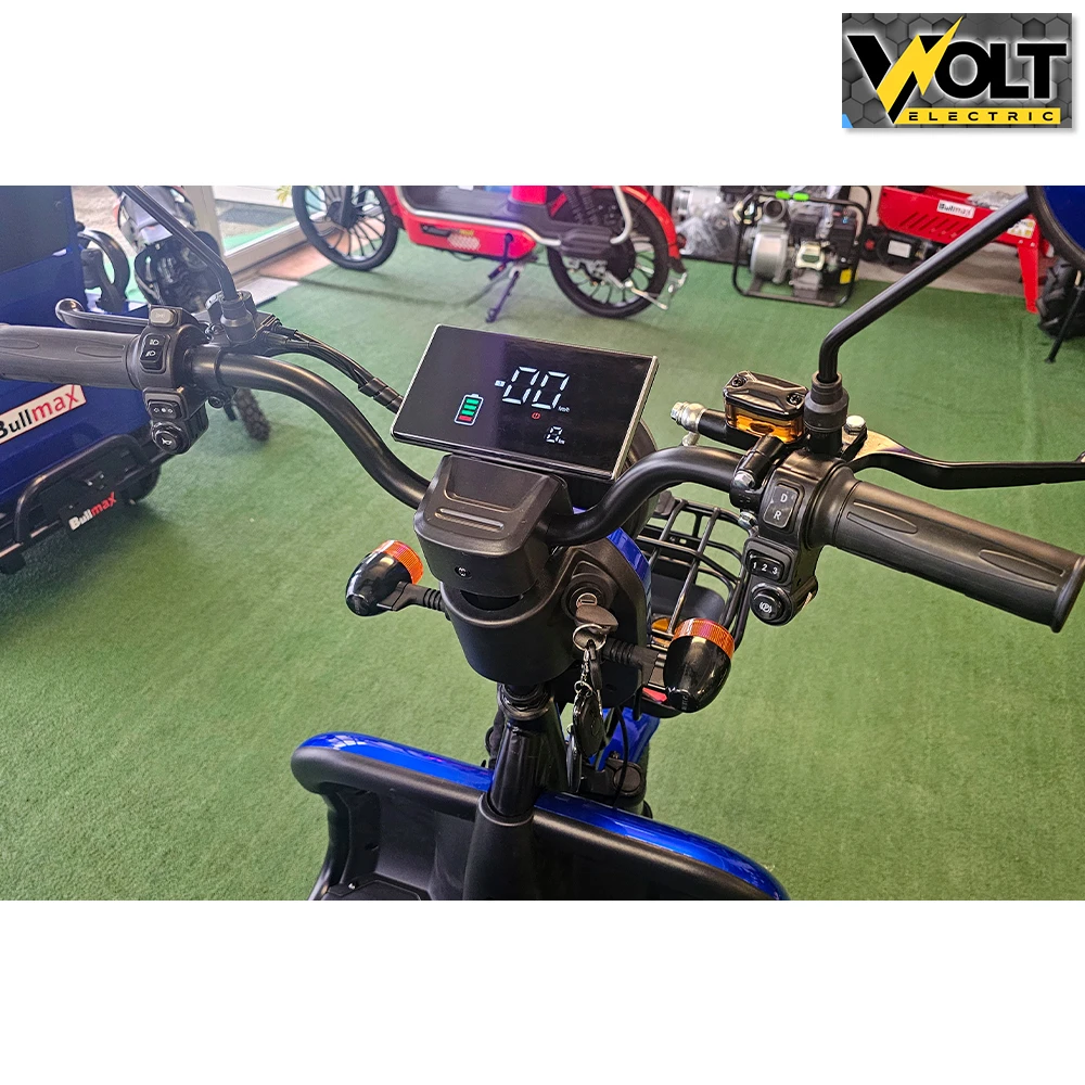 tриместна карго триколка bullmax b10 ce cargo, 2000w, 60v, със ce сертификат