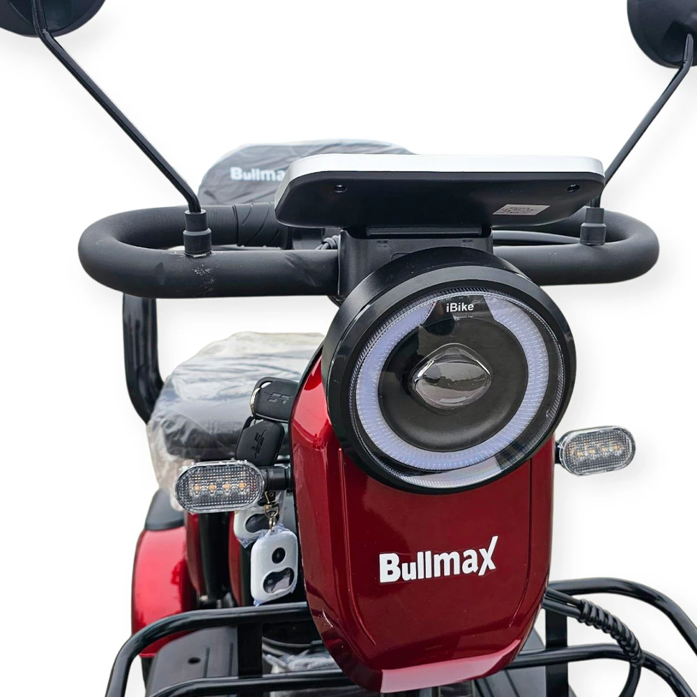 Електрическа четириколка bullmax a9, рекуперация, магнитна спирачка, 1500w, 48v/20ah