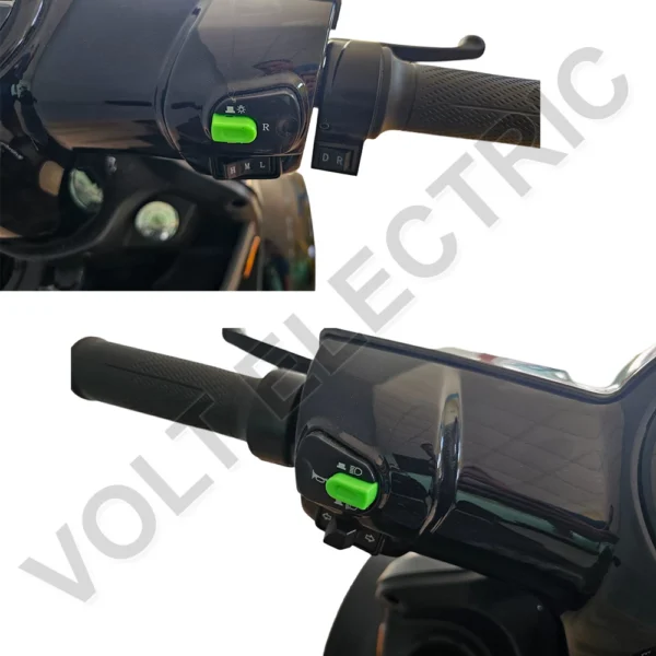 Електрическа четириколка max motors fm4 1500w, 60v, 20ah, black