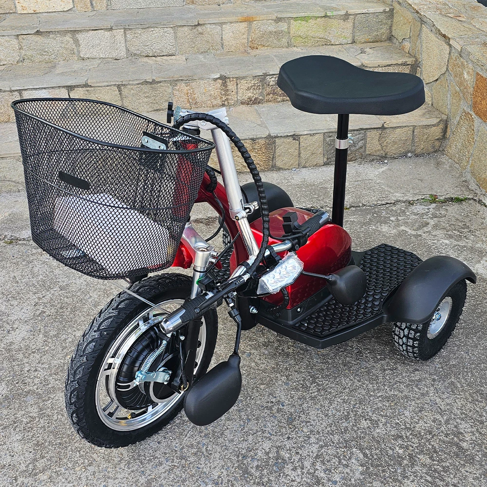 Електрическа триколка volt electric a2, 750w, 48v, тъмночервен металик