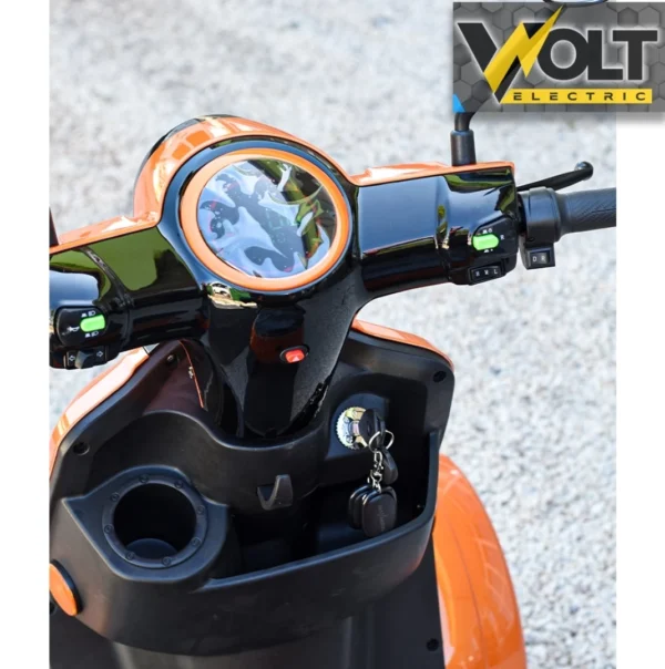 Електрическа четириколка max motors fm4 1500w, 60v, 20ah, orange