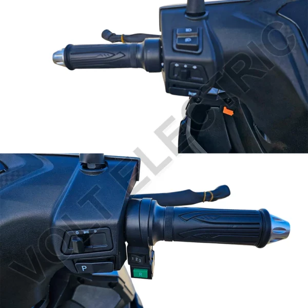 Електрически скутер max motors super g 3000w, 60v, 32ah, 100км пробег, тъмносив графит