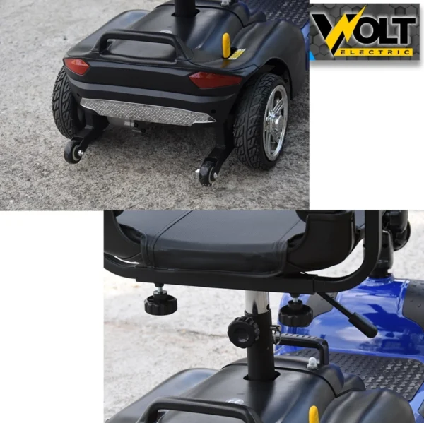Електрическа четириколка volt electric n1, 500w, 24v, син цвят