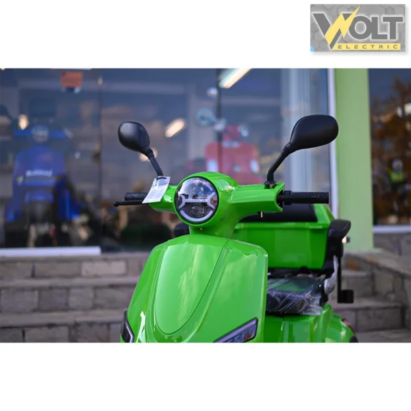 Електрическа четириколка volt electric fm4 led с магнитна спирачка и рекуперация, green