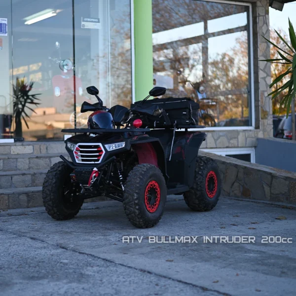 atv bullmax intruder 200cc, лебедка, теглич, подгрев на ръкохватките, red camouflage
