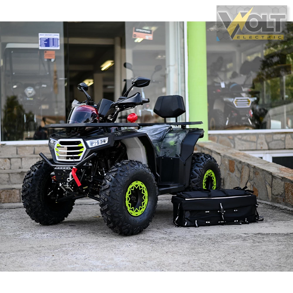 atv 200cc bullmax r n d автоматик, лебедка, теглич, green camouflage