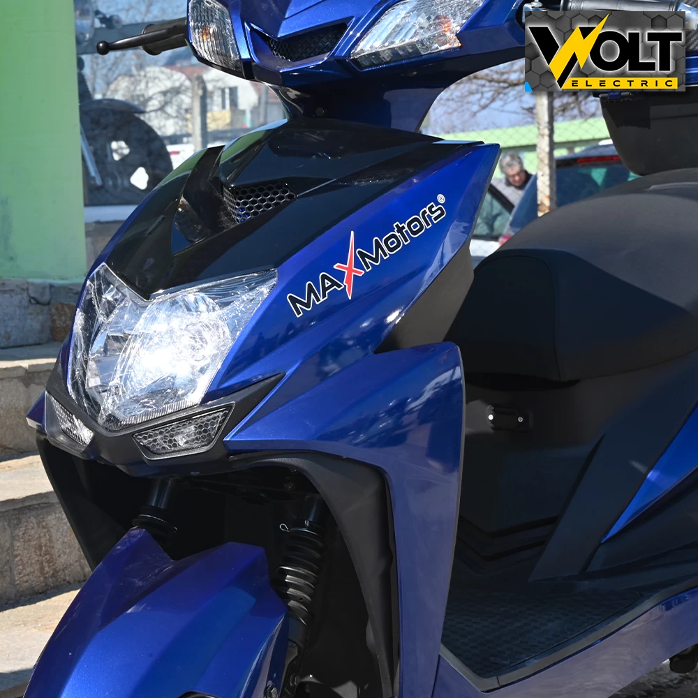 Електрически скутер триколка max motors sport 1500w blue