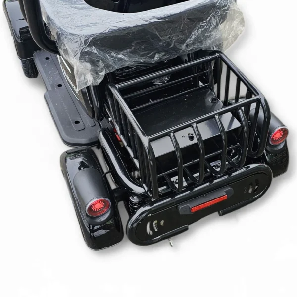 Електрическа четириколка за възрастнии трудноподвижни bullmax a9, 1500w, 48v, 20ah, черна