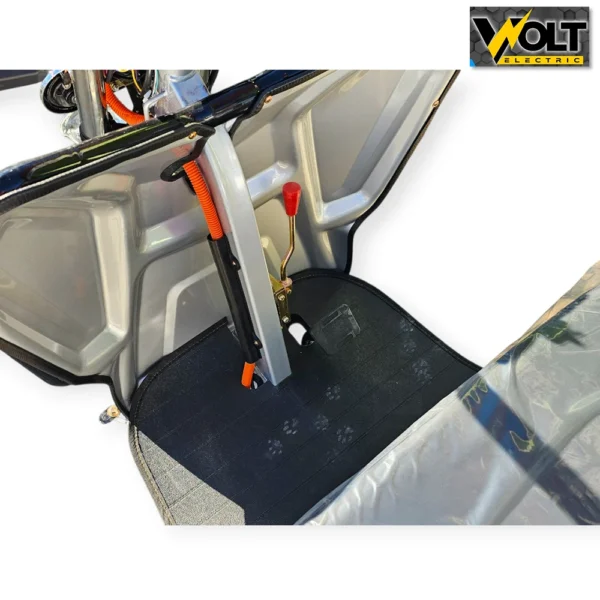Електрическа cargo товарна триколка bullmax s 500, 60v, 20ah, 500кг. товароносимост, сив металик