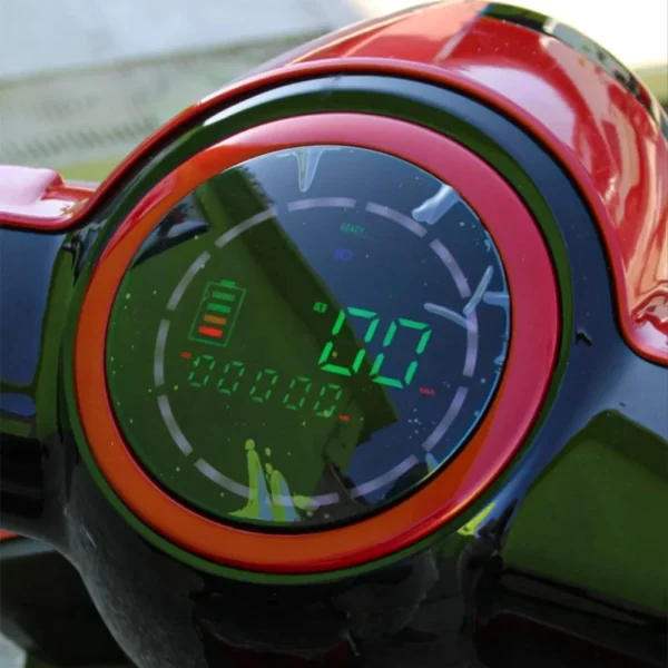 Електрическа триколка max motors fm1 1500w, 60v, 20ah, червен металик