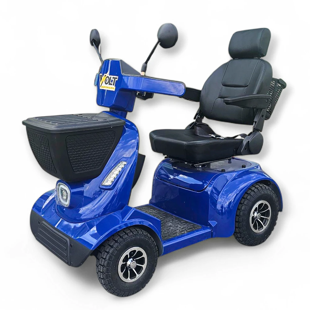 Инвалидна електрическа четириколка volt electric n3 admiral, 24v, 20ah, син металик