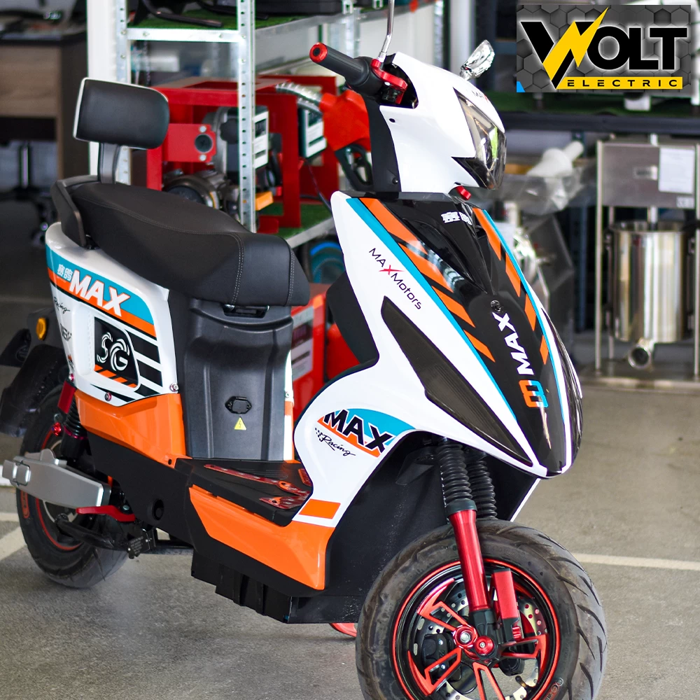 Електрически скутер max motors sg racing sport white 3000w