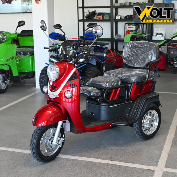 offroad триместна електрическа триколка max motors x2 led 1500w