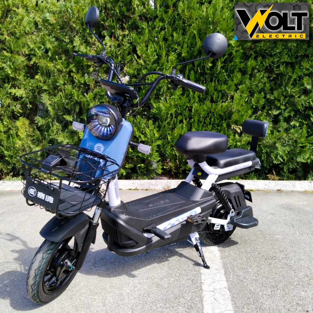 Електрически скутер мотопед с педали max motors super crown 750w, 20ah, без регистрация