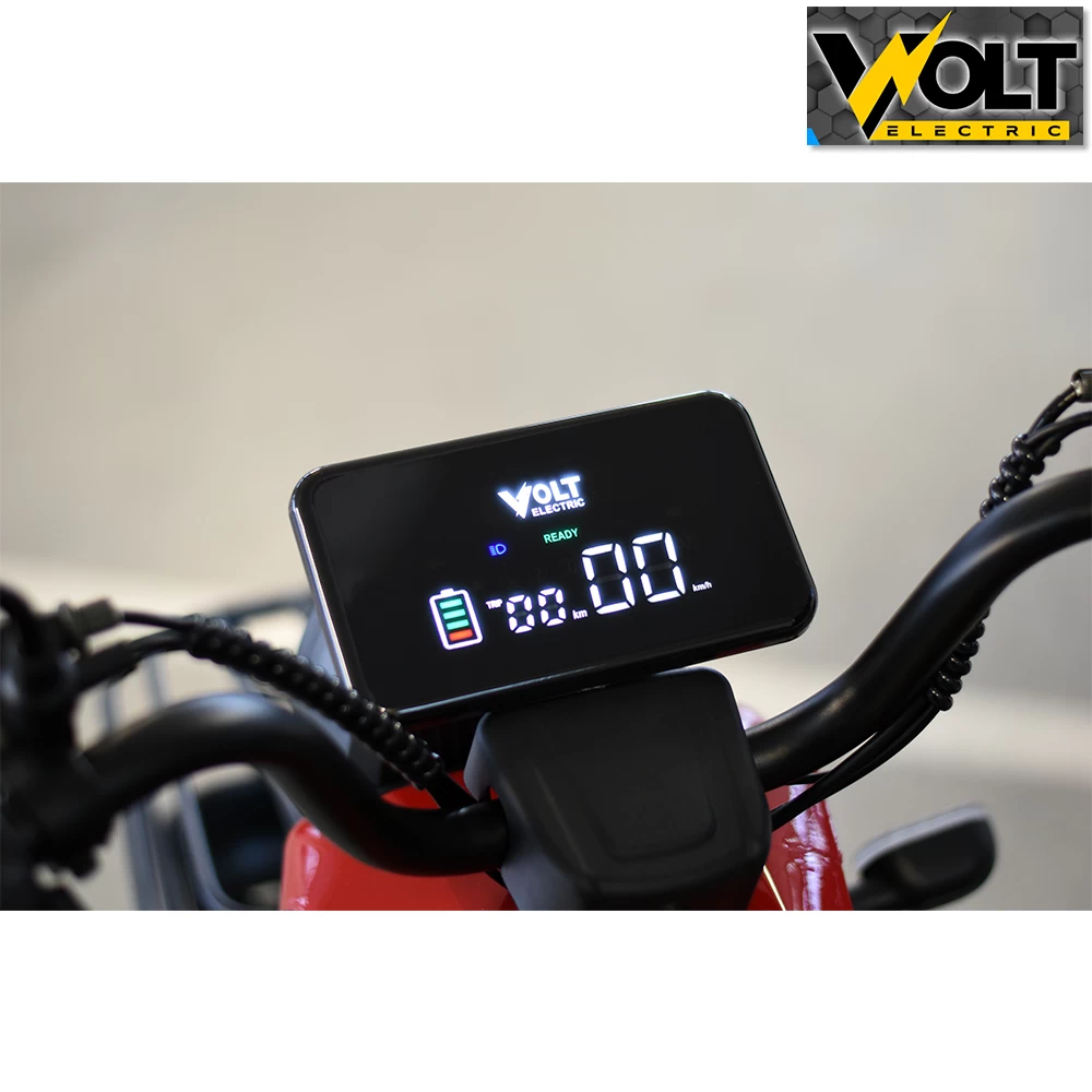 Двуместна cargo електрическа триколка volt electric a10, 1500w, blue