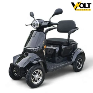 Двуместна електрическа четириколка volt electric comfort duo, 2000w, 60v, 20ah, ce сертификат, черен лак