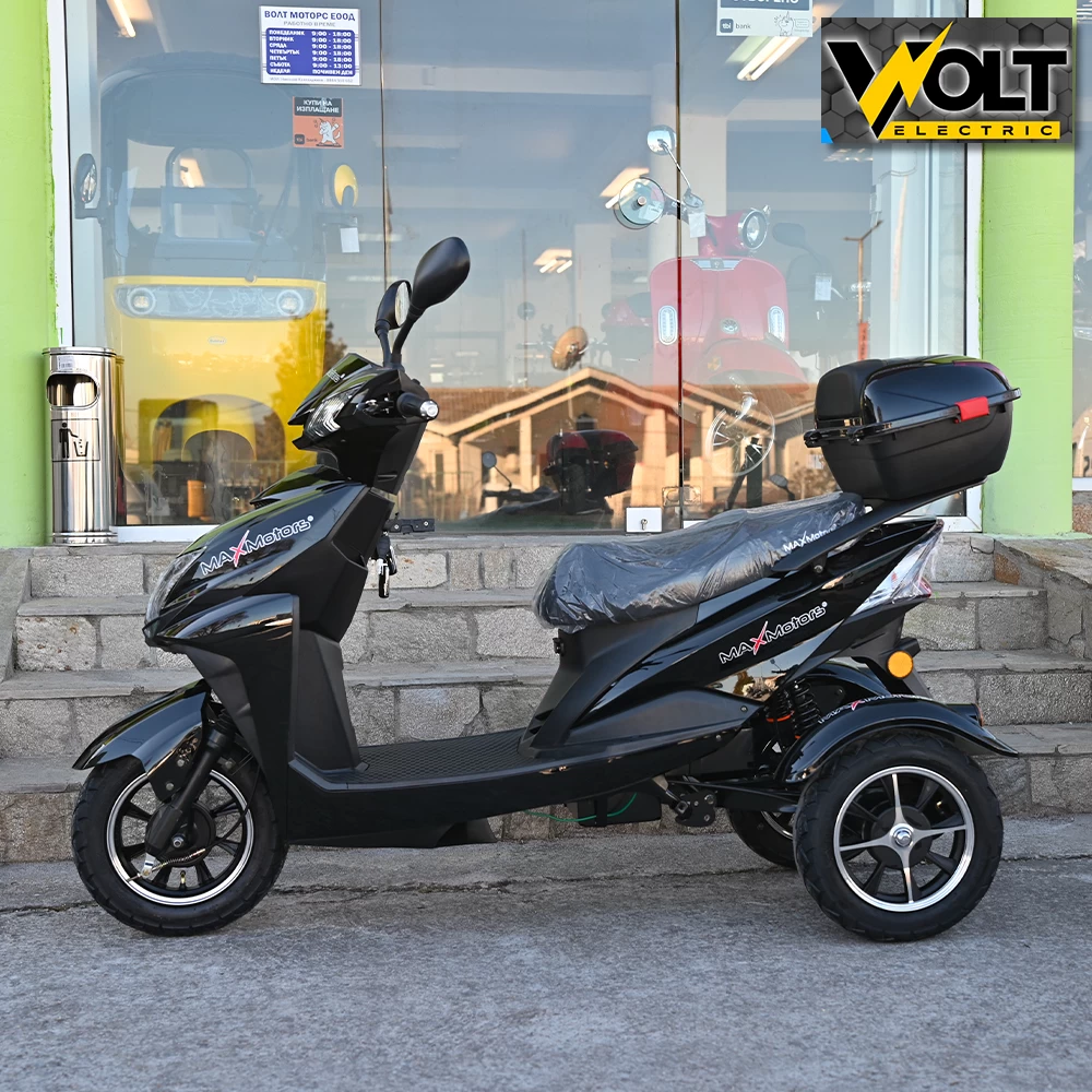 Електрически скутер триколка max motors sport 1500w black