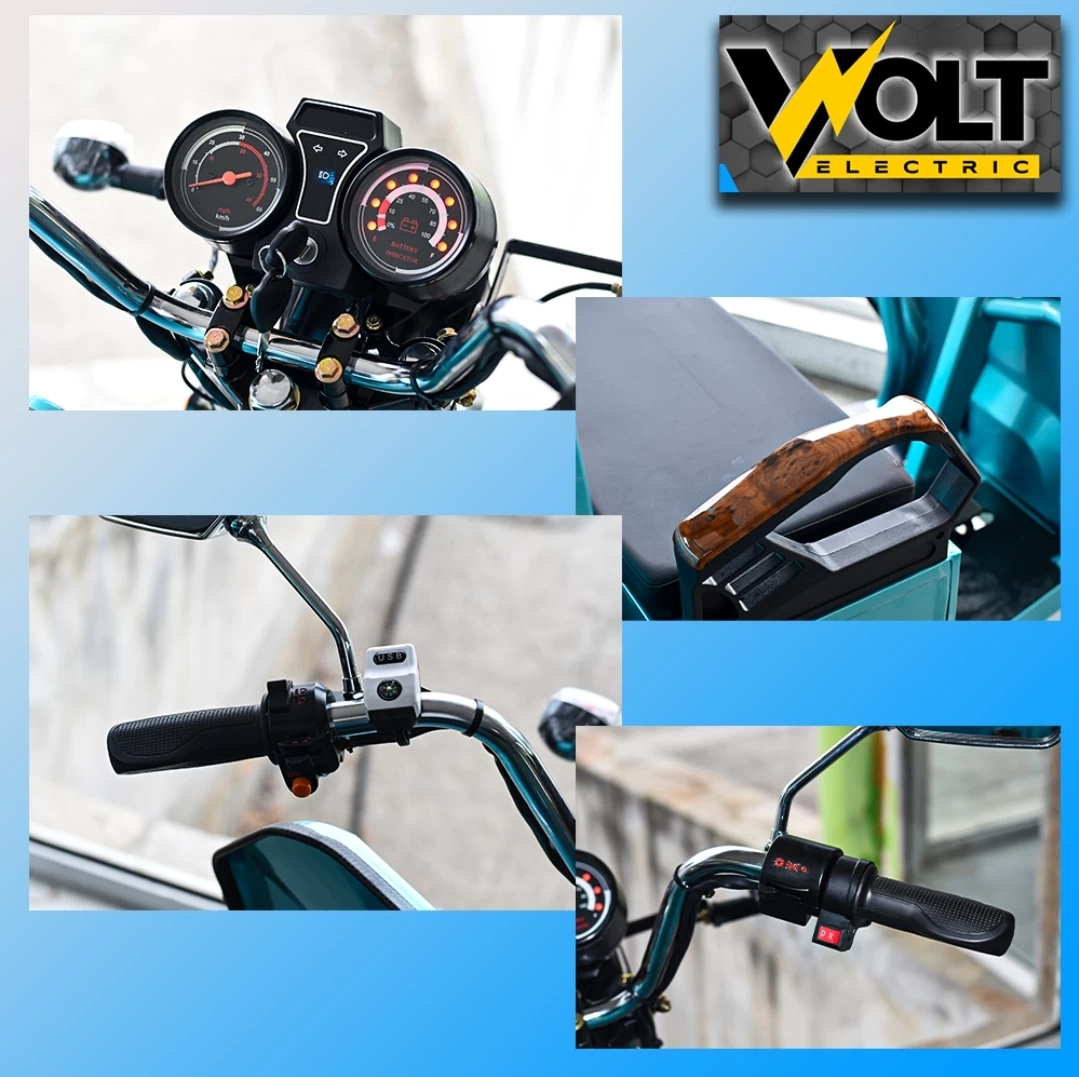Селскостопанска cargo товарна триколка 600кг. volt electric bullmax s 800 с документи за регистрация