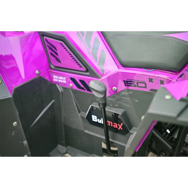 atv 150 кубика, полуавтомат, четиритактово, zigo, лилаво, с теглич