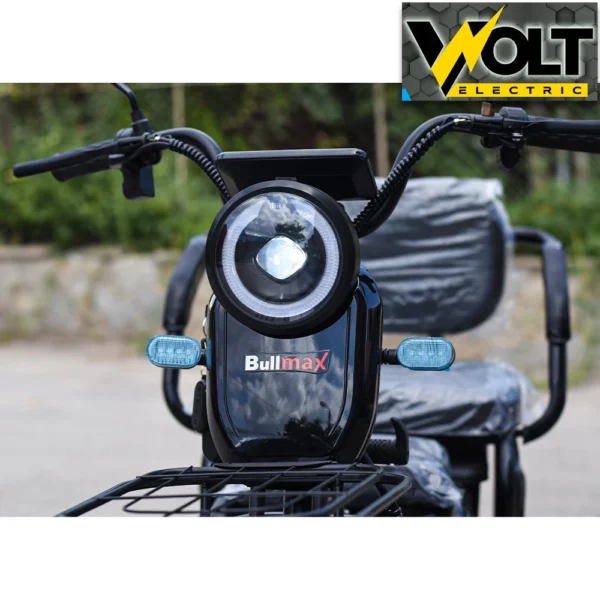 Електрическа триколка bullmax c1 black 1500w, 20ah