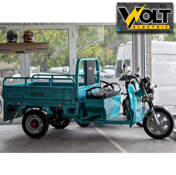 Селскостопанска cargo товарна триколка 600кг. volt electric bullmax s 800 с документи за регистрация
