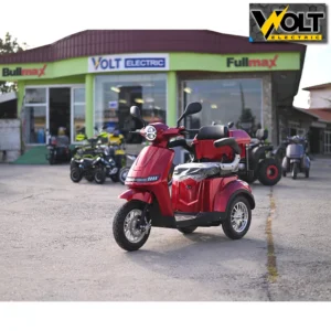 Премиум електрическа триколка volt electric fm1 led robot, с рекуперация и магнитна спирачка, 1500w, 60v