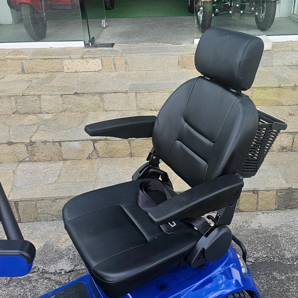 Инвалидна електрическа четириколка volt electric n3 admiral, 24v, 20ah, син металик