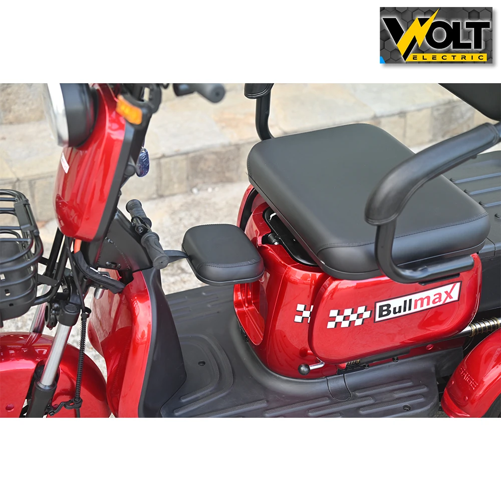 Триместна електрическа триколка c3, 2000w, 60v, 10” джанти, ce сертификат