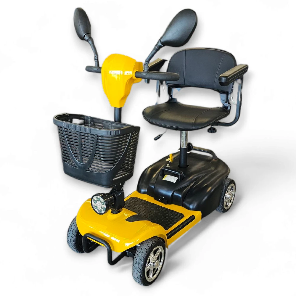 Инвалидна електрическа четириколка volt electric n1 maxi 500w, разглобяема, 500w, жълта
