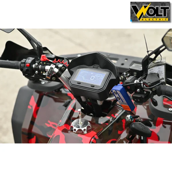 atv bullmax intruder 250cc, лебедка, теглич, r/n/d автоматик, full екстри, червен камуфлаж