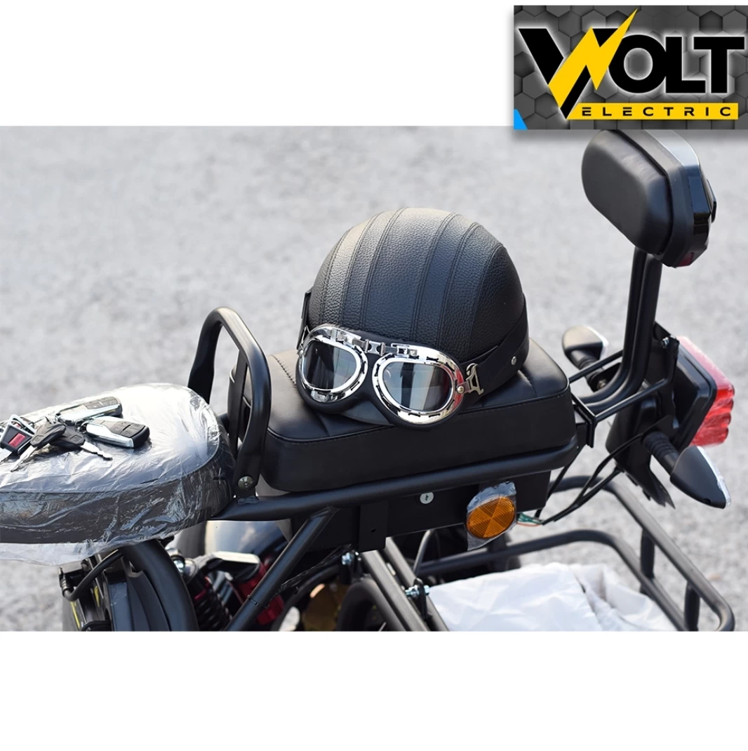 Електрическа триколка volt electric harley 3000w black, 21ah литиева батерия