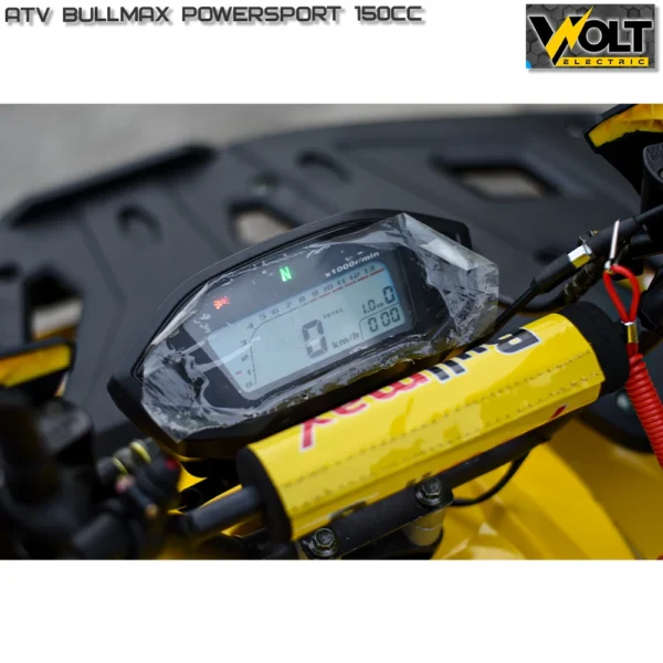 atv bullmax powersport 150cc, автоматични скорости, с теглич и цял заден стоп, зелен/сив