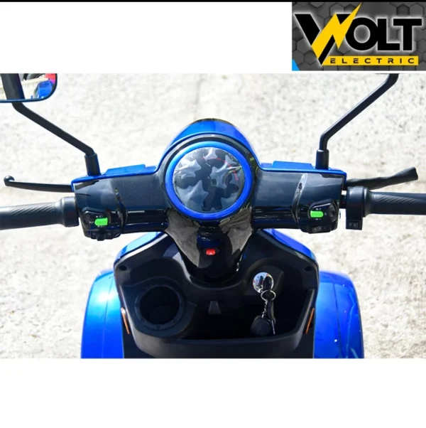 Електрическа четириколка max motors fm4 1500w, 60v, 20ah, blue